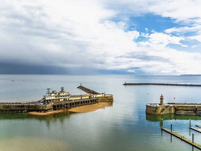 Framed Print : Ramsgate Port Print from a Drone Framed Print : Ramsgate Port Print from a Drone