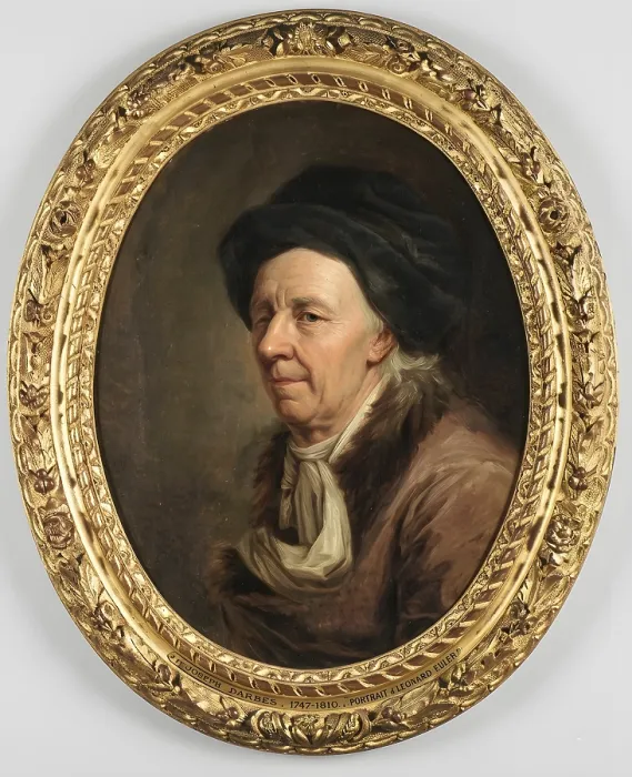Framed Print : Portrait of Leonhard Euler, Digitally Edited Print