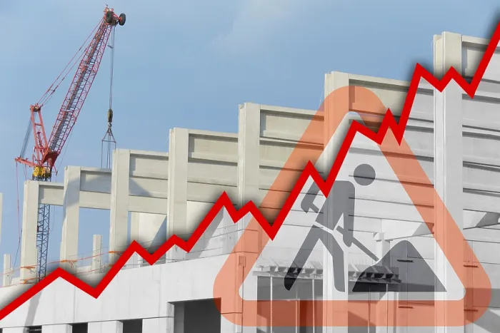 Framed Print : Positive Development in Construction Industry Print Framed Print : Positive Development in Construction Industry Print