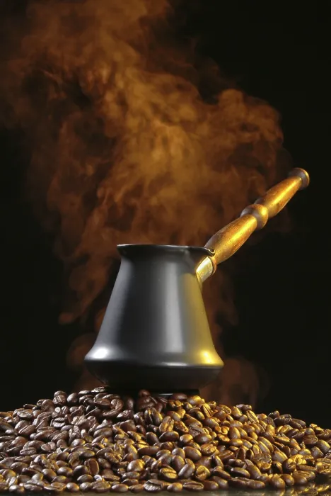 Framed Print : Coffee Print on Studio Background Framed Print : Coffee Print on Studio Background