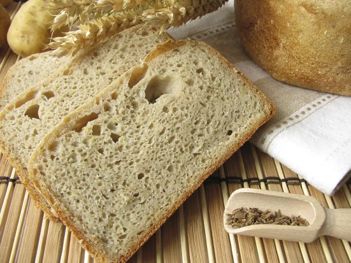 Framed Print : Print of Potato Bread from a Bread Maker Framed Print : Print of Potato Bread from a Bread Maker