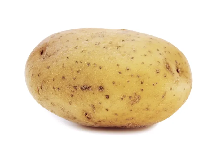 Framed Print : Potato on White Background Print Framed Print : Potato on White Background Print