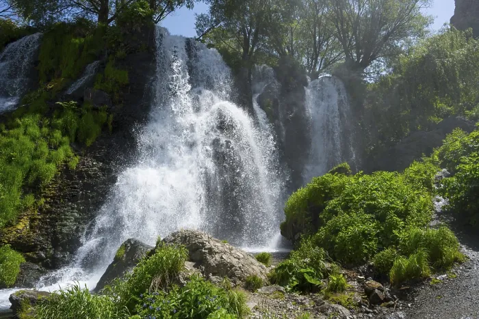 Framed Print : Shaki Waterfall Print, Armenia Framed Print : Shaki Waterfall Print, Armenia