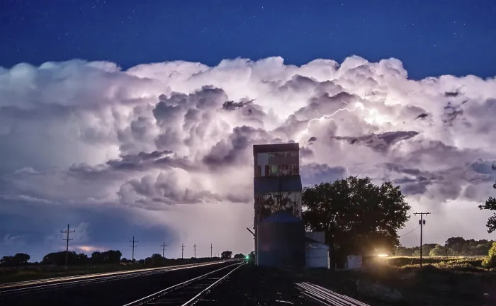 Framed Print : Prairie Storm Clouds Print, Saskatchewan Canada