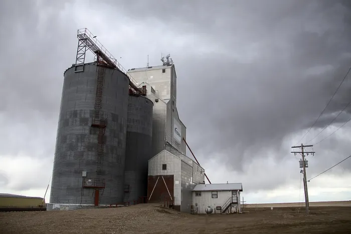 Framed Print : Prairie Storm Clouds Print: Saskatchewan Grain Elevator Framed Print : Prairie Storm Clouds Print: Saskatchewan Grain Elevator