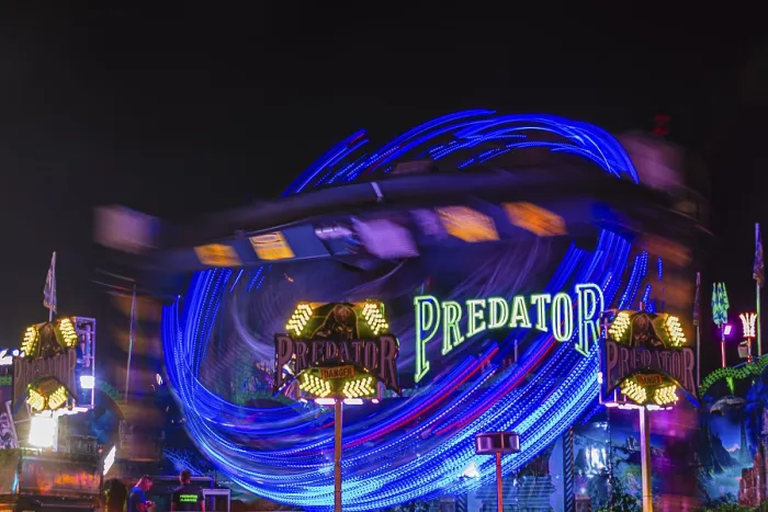 Framed Print : Predator Overhead Ride in Motion Print, Munich, Germany Framed Print : Predator Overhead Ride in Motion Print, Munich, Germany
