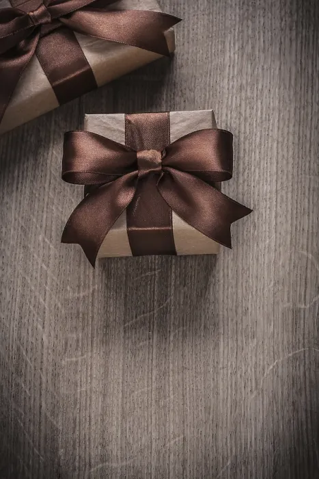 Framed Print : Vertical Brown Ribbon Present Boxes Print Framed Print : Vertical Brown Ribbon Present Boxes Print