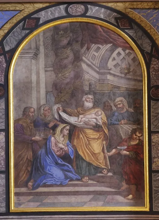 Framed Print : Presentation of Jesus in the Temple Print, Ljubljana Framed Print : Presentation of Jesus in the Temple Print, Ljubljana