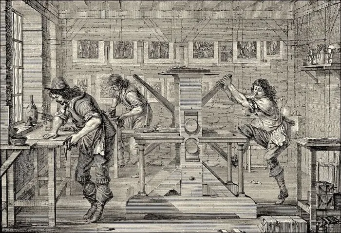 Framed Print : A 17th-century copperplate engraving print Framed Print : A 17th-century copperplate engraving print