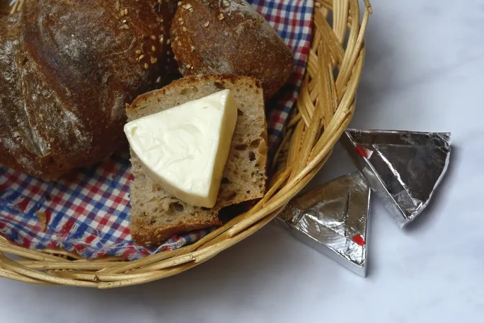 Framed Print : Processed Cheese and Bread Print Framed Print : Processed Cheese and Bread Print