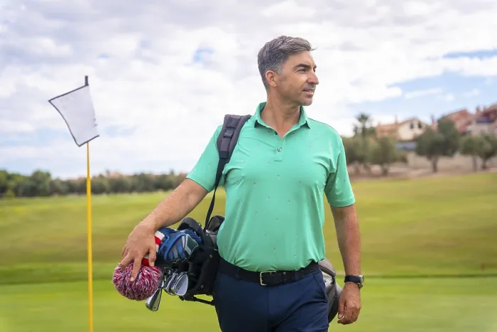 Framed Print : Professional Golfer on a Golf Course Print Framed Print : Professional Golfer on a Golf Course Print