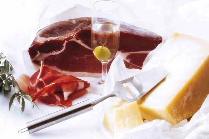 Framed Print : Prosciutto, Parmesan and Grappa Print Framed Print : Prosciutto, Parmesan and Grappa Print