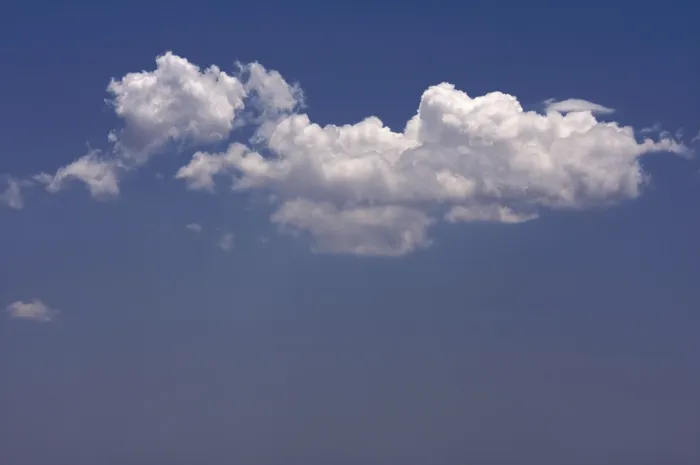 Framed Print : Puffy Clouds Blue Sky Print Framed Print : Puffy Clouds Blue Sky Print
