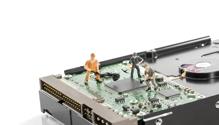 Framed Print : Puppets Busy with Hardware Computer Elements Repair Print Framed Print : Puppets Busy with Hardware Computer Elements Repair Print