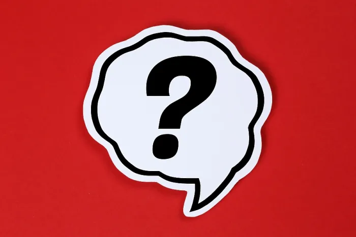 Framed Print : Question Mark in Speech Bubble Print, Stuttgart, Germany Framed Print : Question Mark in Speech Bubble Print, Stuttgart, Germany