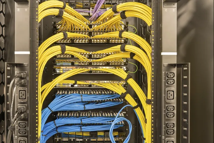 Framed Print : Data Centre Networking Equipment Print Framed Print : Data Centre Networking Equipment Print