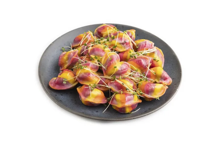 Framed Print : Rainbow Colored Dumplings Print Framed Print : Rainbow Colored Dumplings Print