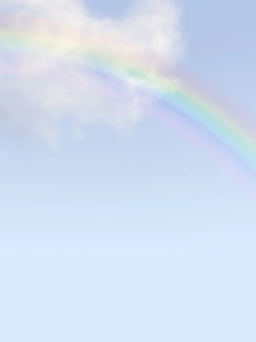 Framed Print : Rainbow, partially covered by a cloud Print in Blue Sky Framed Print : Rainbow, partially covered by a cloud Print in Blue Sky