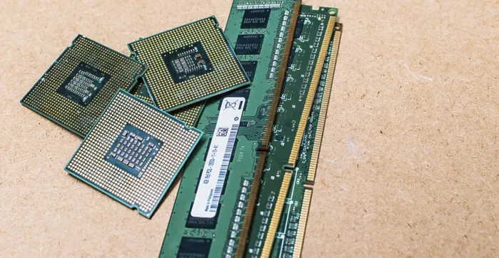 Framed Print : RAM Memories with Isolated Processors Print