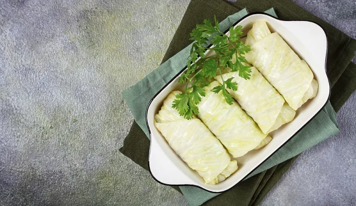 Framed Print : Raw Cabbage Rolls Print, Top View Framed Print : Raw Cabbage Rolls Print, Top View
