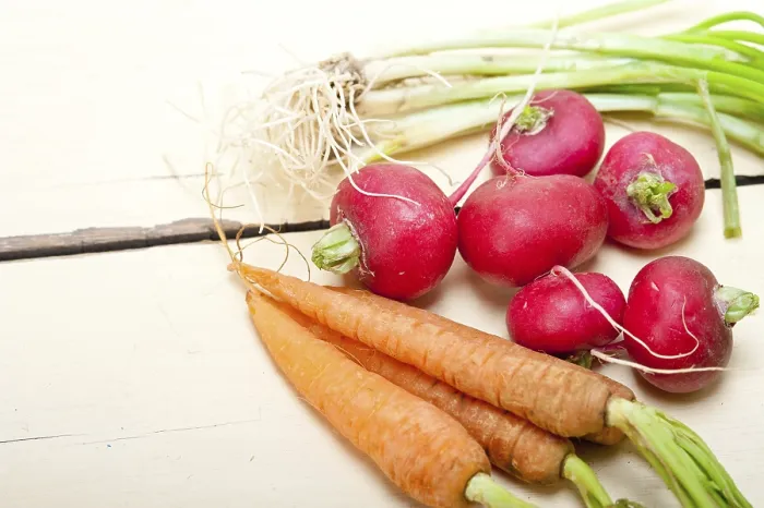Framed Print : Raw Root Vegetable Print on Rustic Table Framed Print : Raw Root Vegetable Print on Rustic Table