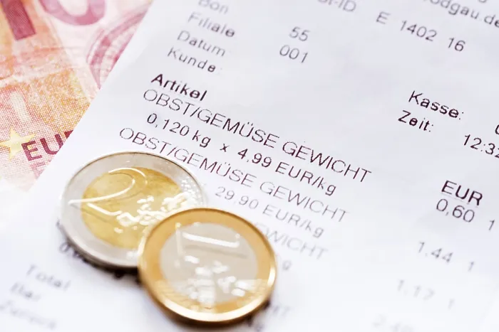 Framed Print : Print of a Receipt for Fresh Produce Framed Print : Print of a Receipt for Fresh Produce