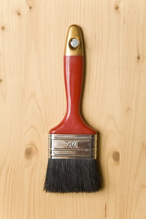 Framed Print : Red Paintbrush Print by ImageBROKER Framed Print : Red Paintbrush Print by ImageBROKER