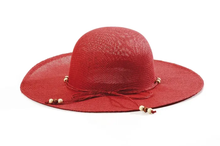 Framed Print : Red Sun Hat Print Framed Print : Red Sun Hat Print