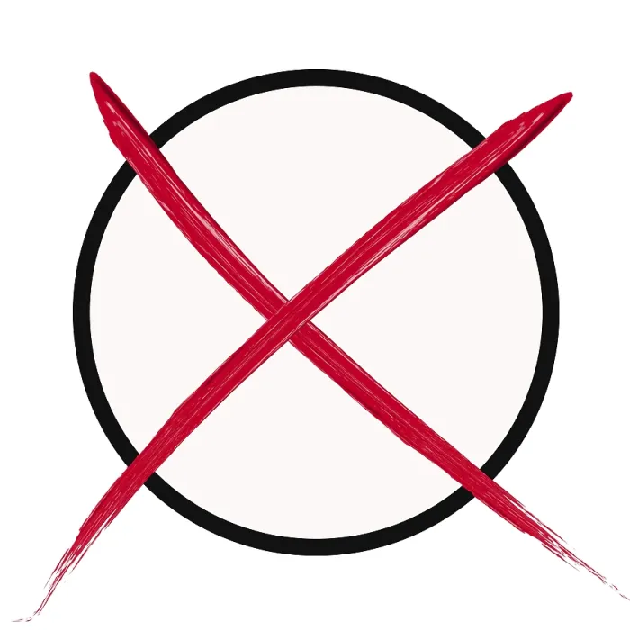 Framed Print : Red Voting Cross Print