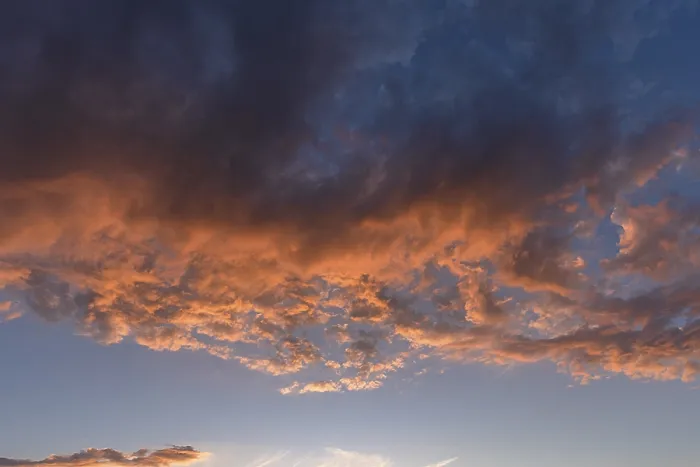 Framed Print : Reddish Clouds Evening Sky Print, Bavaria Framed Print : Reddish Clouds Evening Sky Print, Bavaria