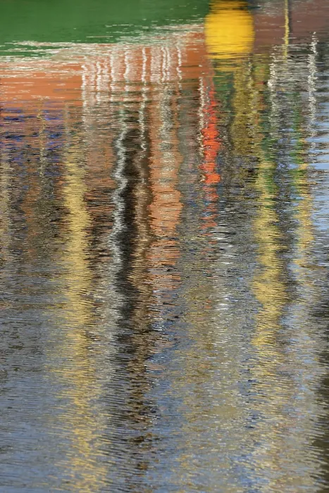Framed Print : Colourful Reflections Print, Greetsiel, North Sea Coast Framed Print : Colourful Reflections Print, Greetsiel, North Sea Coast