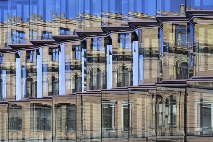 Framed Print : Berlin Government District Glass Reflection Print Framed Print : Berlin Government District Glass Reflection Print