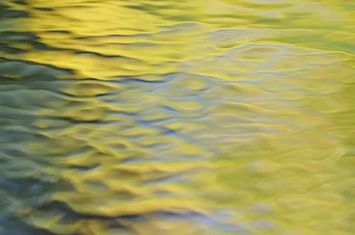 Framed Print : Reflection on Wavy Water Surface Print