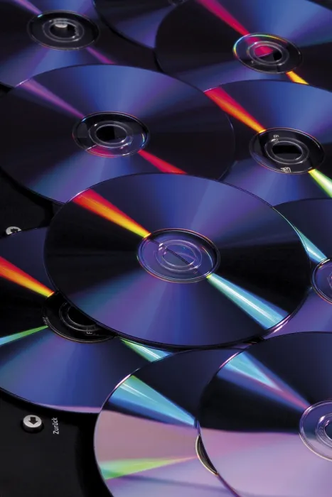 Framed Print : ImageBROKER Print: Reflections on DVD Discs Framed Print : ImageBROKER Print: Reflections on DVD Discs