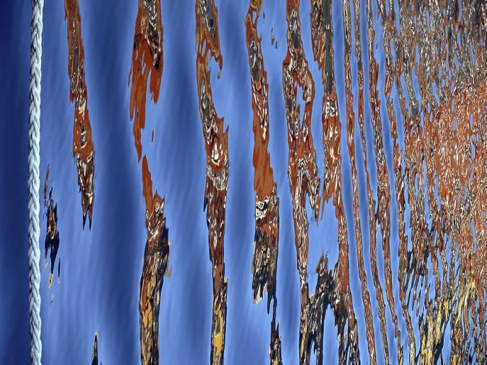 Framed Print : Abstract Water Reflections Print Framed Print : Abstract Water Reflections Print