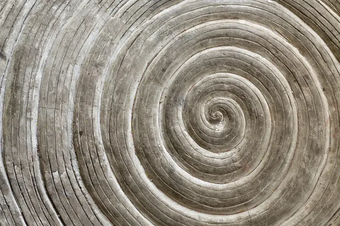 Framed Print : Spiral Relief Pattern Print on Stone Framed Print : Spiral Relief Pattern Print on Stone