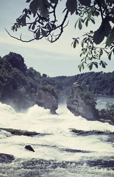Framed Print : Rheinfall Print, 1960
