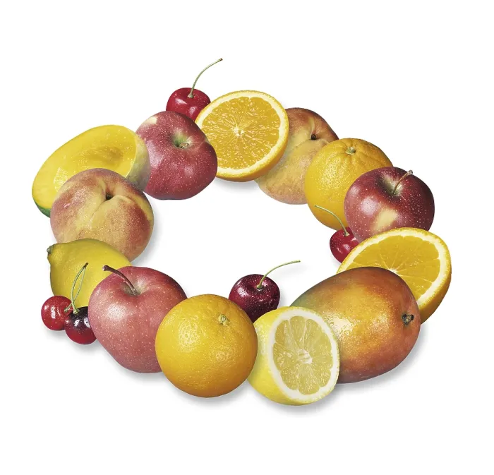 Framed Print : Ring of Fruit Print Framed Print : Ring of Fruit Print