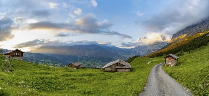 Framed Print : Alpine Landscape Print - Wetterhorn Summit Framed Print : Alpine Landscape Print - Wetterhorn Summit
