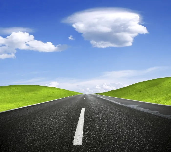 Framed Print : Road and Cloudy Sky Print Framed Print : Road and Cloudy Sky Print