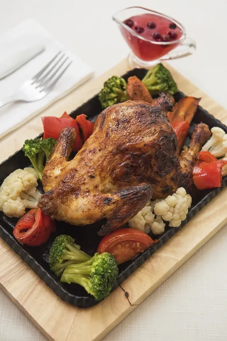 Framed Print : Roasted Chicken Print