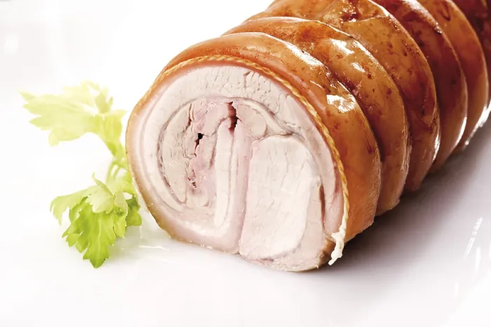 Framed Print : Roasted Pork Roll Print Framed Print : Roasted Pork Roll Print