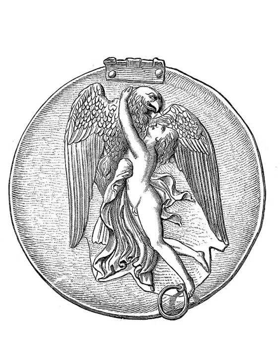 Framed Print : Print of The Robbery of Ganymede by an Eagle Framed Print : Print of The Robbery of Ganymede by an Eagle