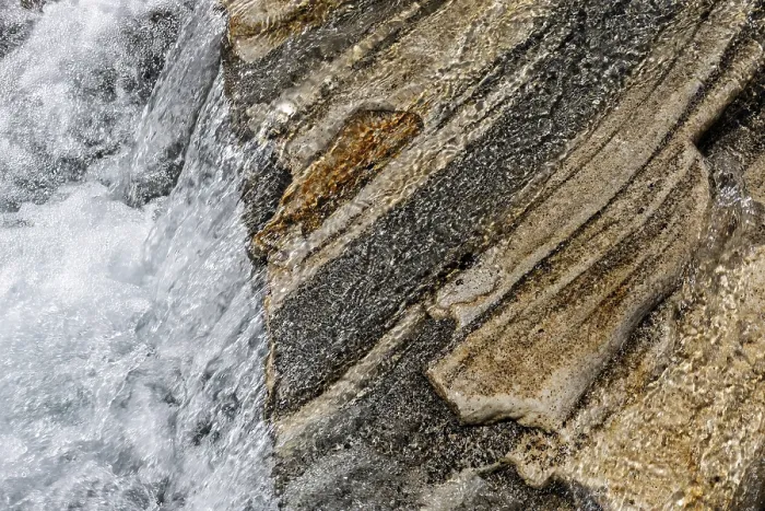 Framed Print : Rock structures in the Verzasca River Print, Switzerland Framed Print : Rock structures in the Verzasca River Print, Switzerland