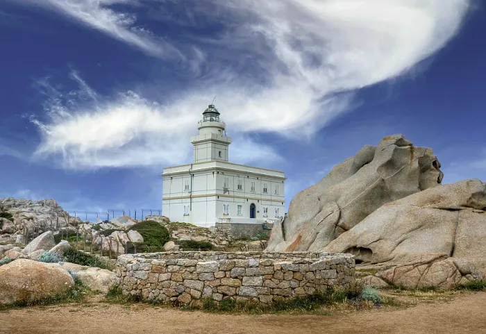 Framed Print : Capo Testa Lighthouse Print, Sardinia, Italy Framed Print : Capo Testa Lighthouse Print, Sardinia, Italy