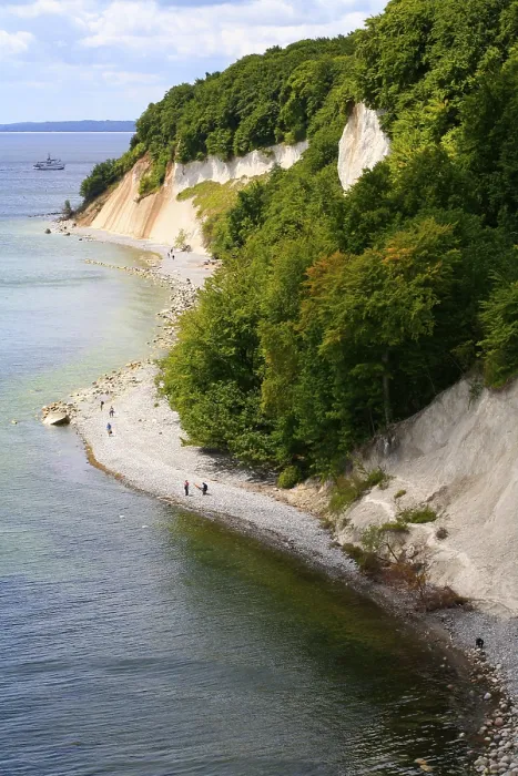 Framed Print : Jasmund National Park Chalk Cliffs Print, Germany