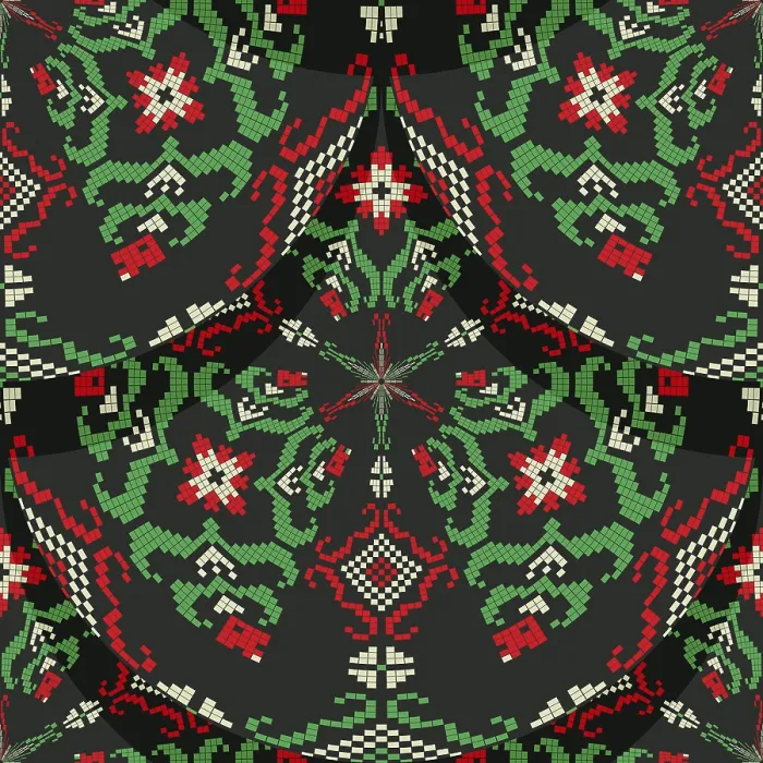 Framed Print : Romanian Embroidery Seamless Pattern Print Design Framed Print : Romanian Embroidery Seamless Pattern Print Design