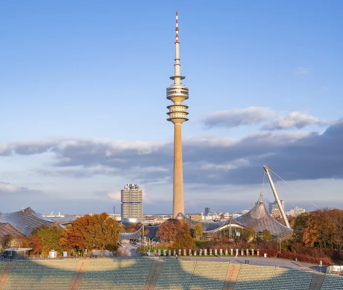 Framed Print : Print of Olympic Stadium in Munich, Germany Framed Print : Print of Olympic Stadium in Munich, Germany