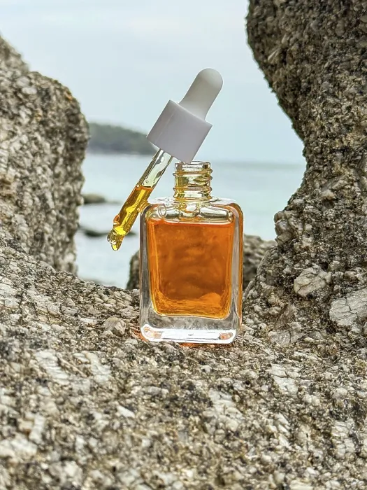 Framed Print : Luxury Skincare Print: Ocean Backdrop Framed Print : Luxury Skincare Print: Ocean Backdrop