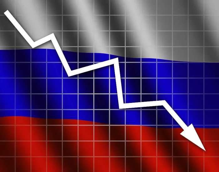 Framed Print : The Russian Flag and Arrow Graph Print Framed Print : The Russian Flag and Arrow Graph Print